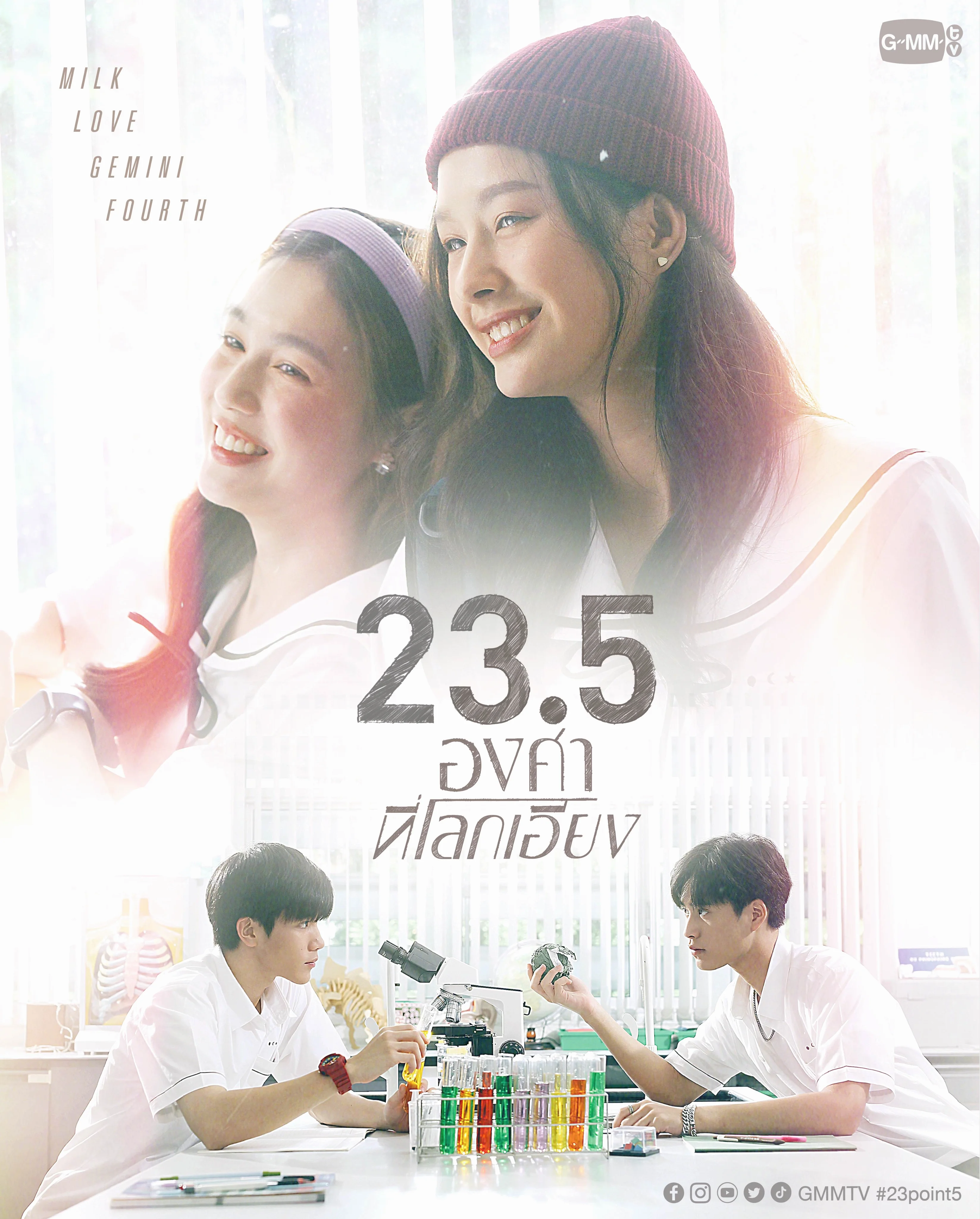 ซีรี่ส์วายไทย 23.5 Ongsa Thi Lok Iang (2024) 23.5 องศาที่โลกเอียง